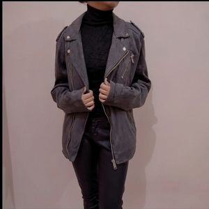 Zara faux leather jacket